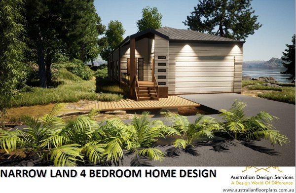 Narrow Land 4 Bed House Design:236.6narrowlane